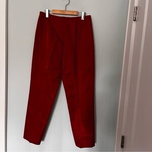 Lovely red silk trousers